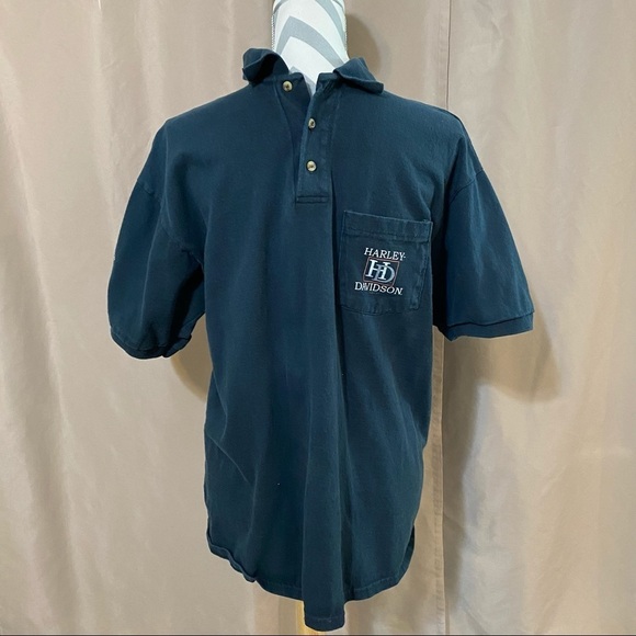 Vintage Harley-Davidson Large Polo - Picture 1 of 7